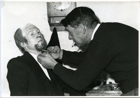 Voor de toneelopvoering van toneelbond Munte, 1968