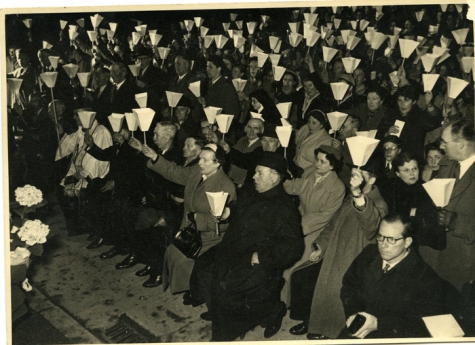 Kaarskensprocessie, Munte, jaren 1950