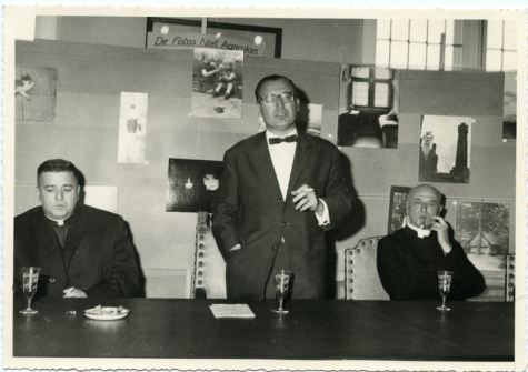 Handelsbeurs openingsrede Burgemeester Otte, Sint-Lievens-Houtem, 1965.