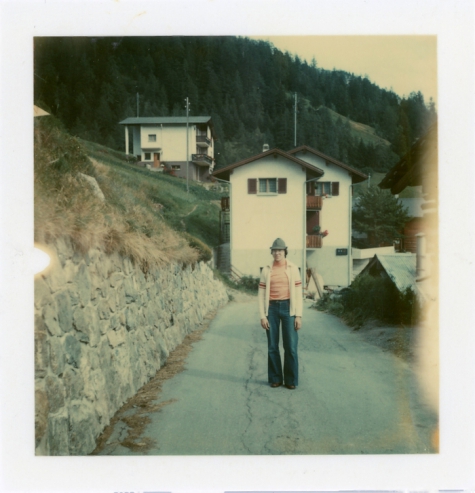 Gemeenteraadslid Dr. Pascal Fermon op reis in Zwitserland, 1975