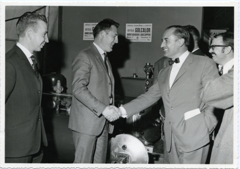 Handelsbeurs rondleiding, 1967.