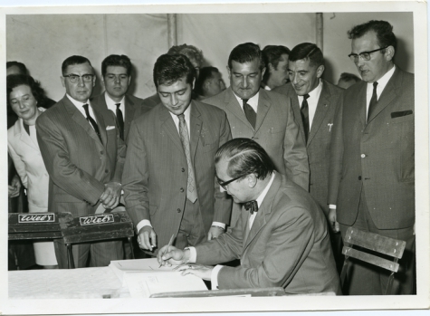 Handelsbeurs opening, 1969.