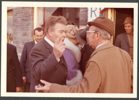 Welkomstfeest voor het bezoek van mevrouw Salisbury, Merelbeke, 1971