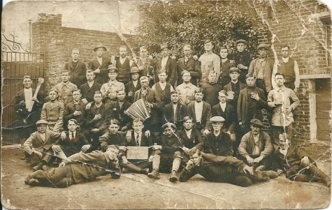 Samenkomst opgeëisten, Sint-Lievens-Houtem, 1914-1918