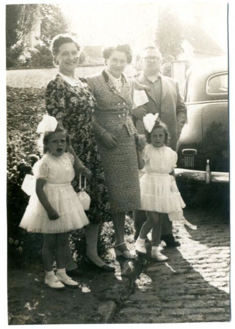 Familie Van Herpe, Balegem, 1955