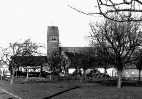 Hof te Letterhoutem, noordzijde, Sint-Lievens-Houtem, 1977