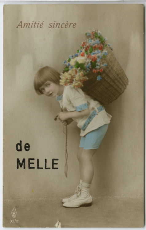 Postkaart uit Melle 1920