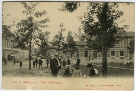 MELLE. - Statieplaats - Place de la Station