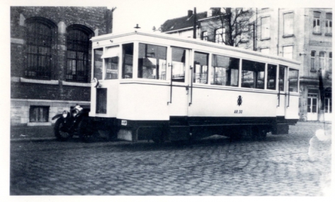 Tram van de lijn Gent-Geraardsbergen, Gent, 1932.