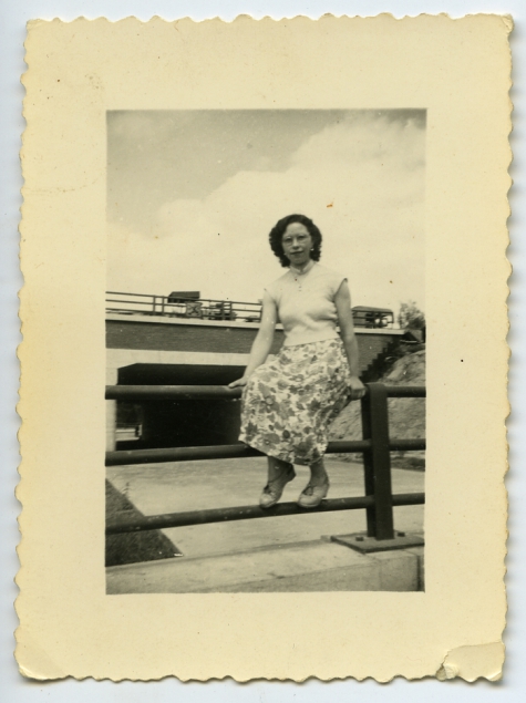 Op de brug, Ottergem, 1950-1960