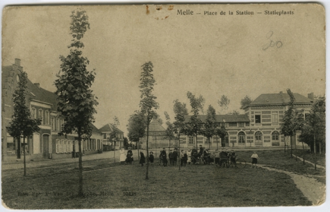 Melle - Place de la Station - Statieplaats