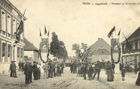 Zomerkermis te Melle aan de Appelhoek, 1905