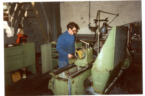 In de werkplaats, Gentbrugge, 1991