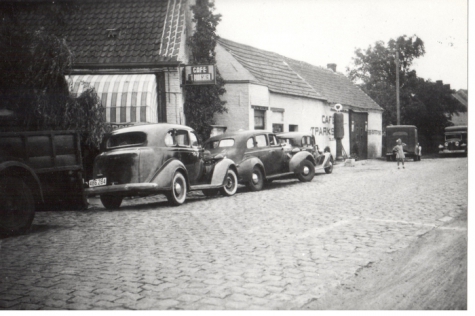 Café en benzinepomp, Balegem, 1900-1950