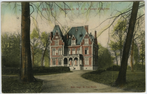 MELLE Château de M. J. de Potter d&#039;Indoye