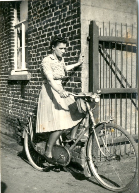 Op de fiets in de zon, Balegem, 1945-1950
