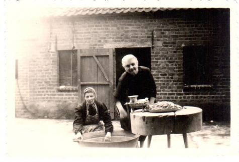 Verwerking van vlees, Oosterzele, begin jaren 1960