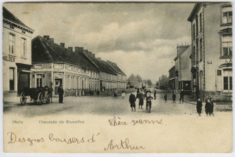 Melle. Brusselsesteenweg 1905