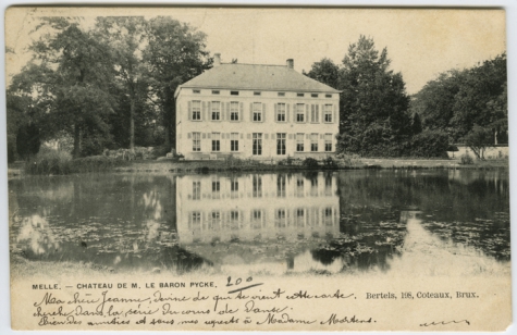 MELLE Chateau de M. le baron Pycke