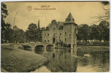 Kasteel &quot;De Bueren&quot; te Melle  in 1922
