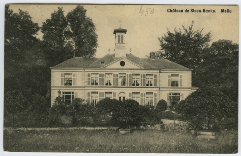 Kasteel Steenbeek te Melle in 1910