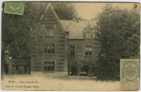 Villa "Schoubosch" te Melle in 1902