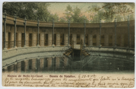 Zwembad College Melle in 1907