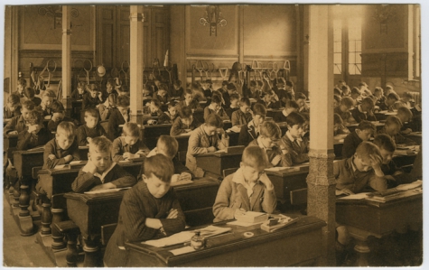 Studiezaal van de lagere afdeling in 1932
College Melle