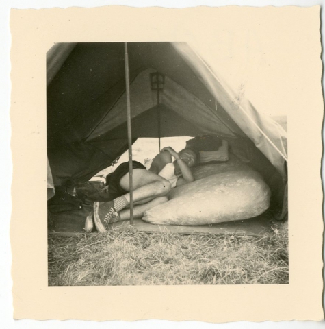 Chiro Melle op kamp in de Ardennen, 1955-1959