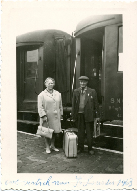 Klaar voor vertrek, Merelbeke, 1963