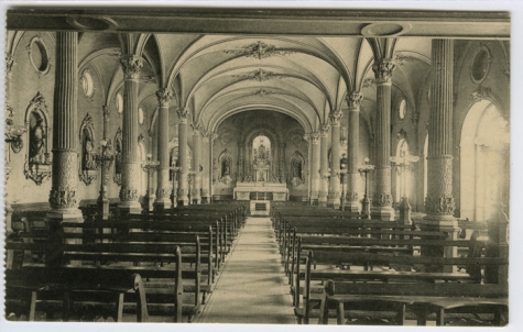 Interieur van de kapel van het college, Melle, 1922