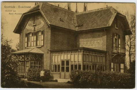 Boschnest, verblijfplaats van René Minnens, Gontrode