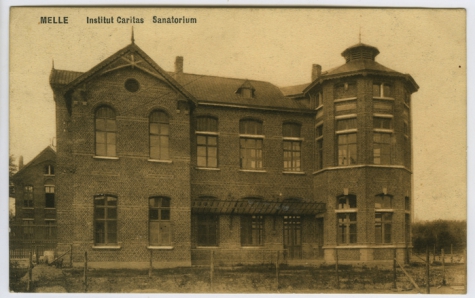 Sanatorium, Caritasinstituut, Melle, 1908