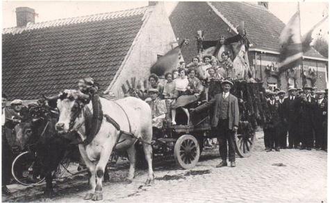 Viering 100 jarig bestaan van België, Merelbeke, 1930
