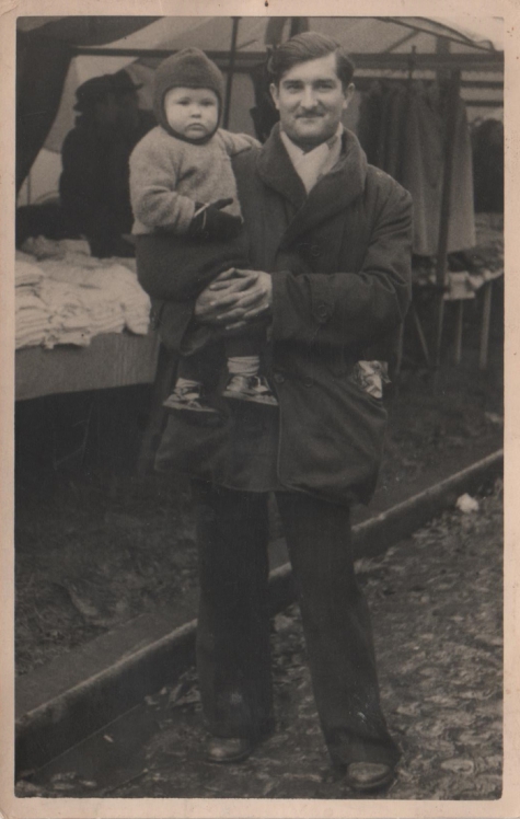 Michel Lefevre op Houtem Jaarmarkt, 1952