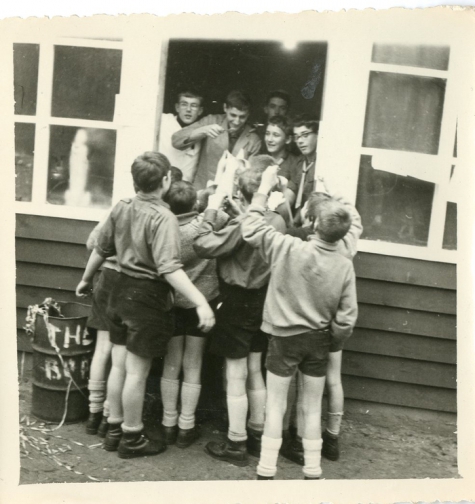 Chiro Melle, frieten bakken, Melle, 1965