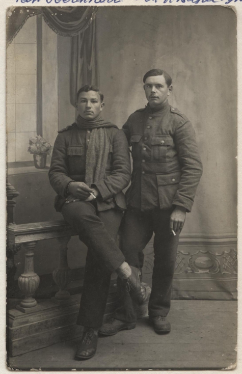 Portret tijdens Eerste Wereldoorlog, Frankrijk, 1917