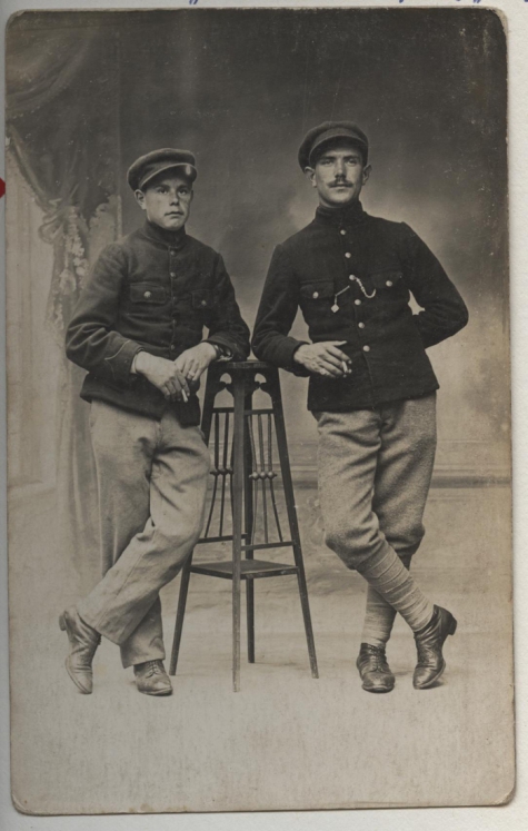 Twee naamgenoten tijdens de Eerste Wereldoorlog, 1914-1918