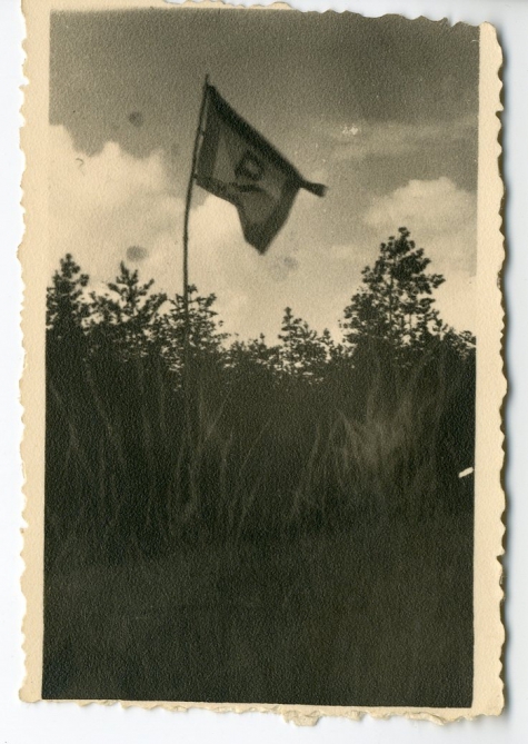 Chiro Melle, vlaggenmast op kamp, 1943- 1947