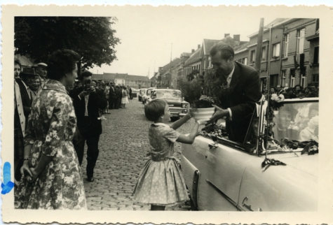 Een bloempot voor burgemeester Otte, Sint-Lievens-Houtem, 1959