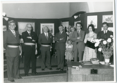 Tentoonstelling door Davidsfonds Oosterzele, bestuur en leden, 1976