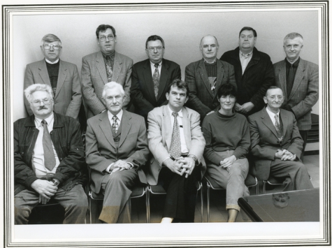 Groepsfoto OCMW-raad, Oosterzele, 1990-1995
