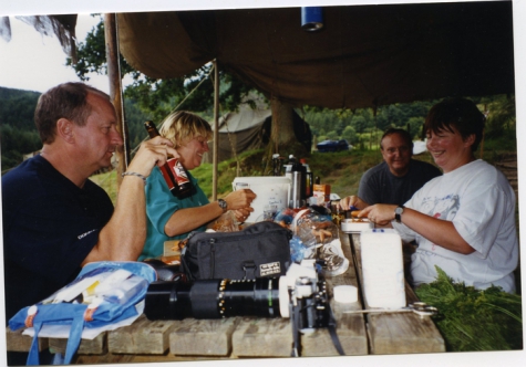 De kookploeg op kamp, La Roche, 2001