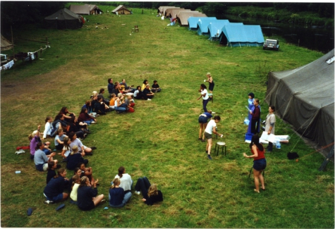 Overzicht kampterrein Maboge chiro Geertrui, 2001