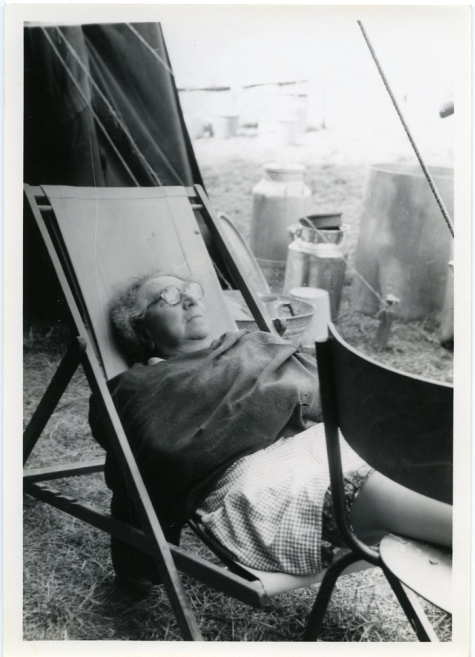 Platte rust kookmoeder Bertje, Ardennen, 1970-1975