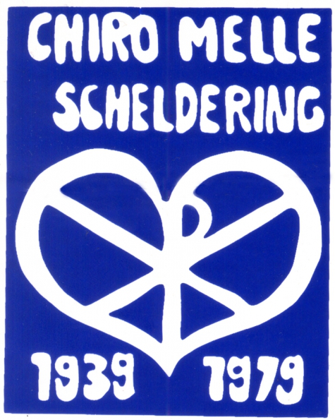 Sticker naar aanleiding van 40 jaar Chiro, 1939-1979.