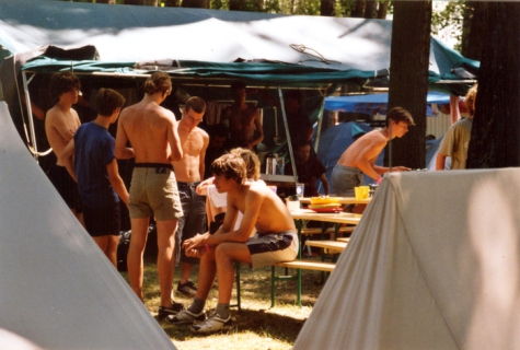 Tenten  tijdens de reis naar Slovakije, Slovakije, 2003.
