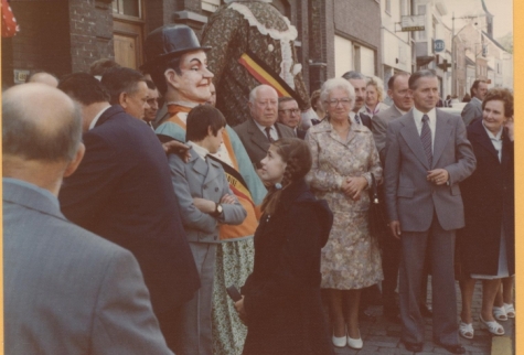 Groepsfoto en Sooike, Destelbergen, 1976