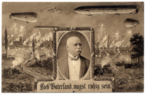 Lief vaderland je mag vertrouwen hebben in de zeppelin, 1914