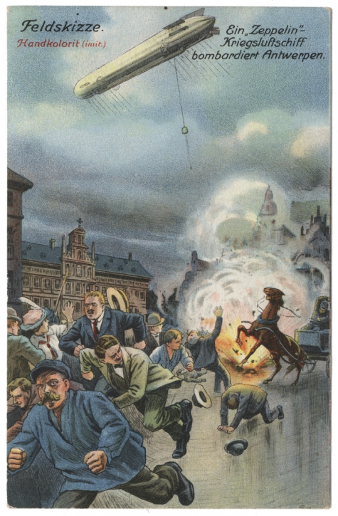 Zeppelin bombardement op Antwerpen, 1914